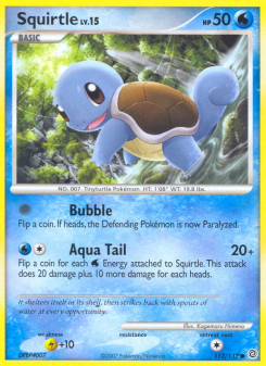 Squirtle - pokemon TCG Card