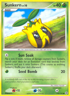 Sunkern - pokemon TCG Card