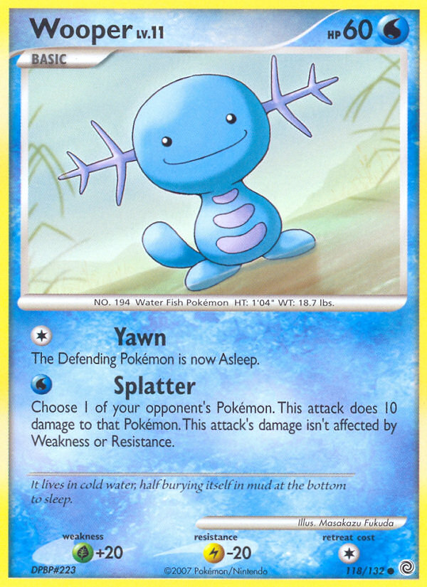 Wooper - Pokémon TCG Card