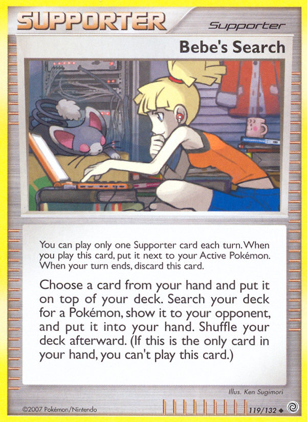 Bebe's Search - Pokémon TCG Card