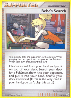 Bebe's Search - pokemon TCG Card