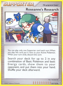 Roseanne's Research - pokemon TCG Card
