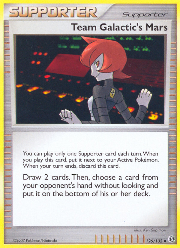 Team Galactic's Mars - Pokémon TCG Card