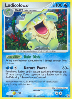Ludicolo - pokemon TCG Card