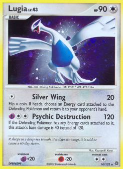 Lugia - pokemon TCG Card