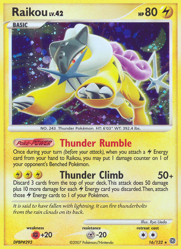 Raikou - Pokémon TCG Card