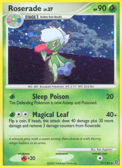 Roserade - pokemon TCG Card