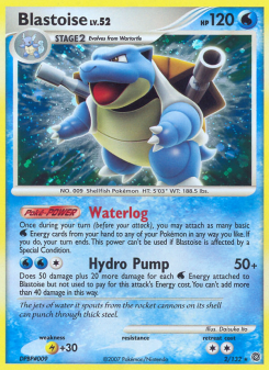 Blastoise - pokemon TCG Card