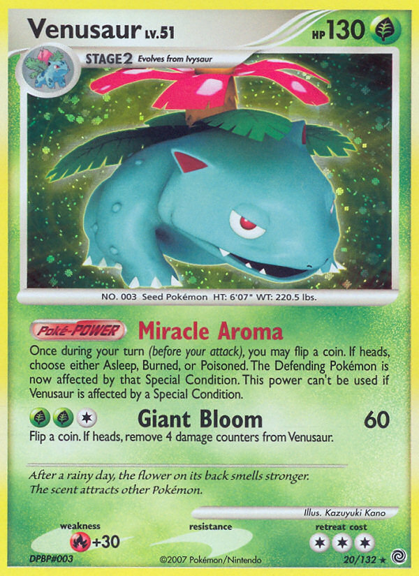Venusaur - Pokémon TCG Card