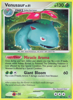 Venusaur - pokemon TCG Card