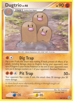 Dugtrio - pokemon TCG Card