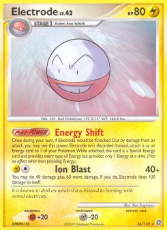 Electrode - pokemon TCG Card