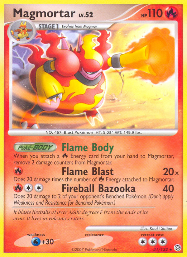 Magmortar - Pokémon TCG Card