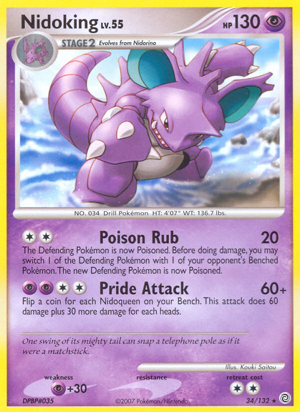 Nidoking - Pokémon TCG Card