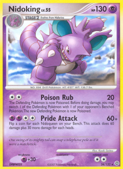 Nidoking - pokemon TCG Card