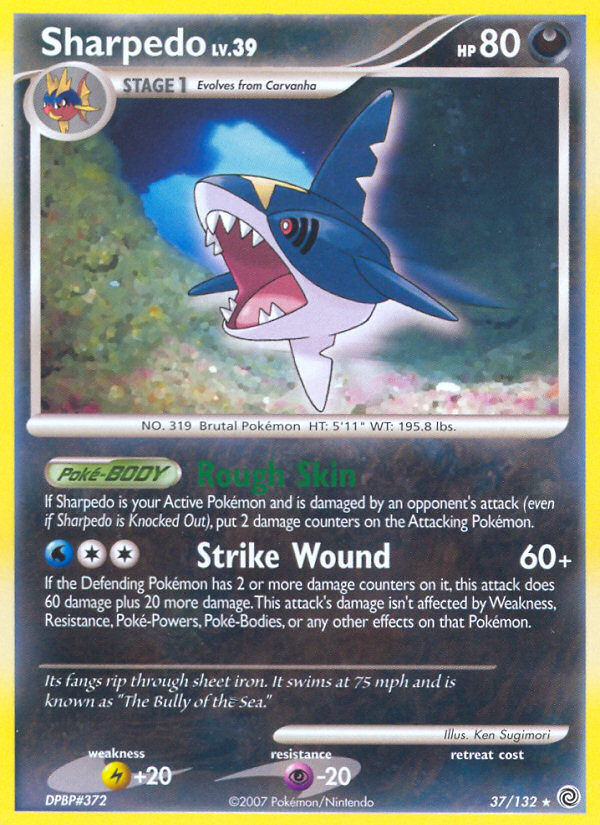 Sharpedo - Pokémon TCG Card