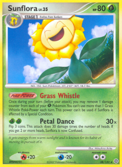 Sunflora - pokemon TCG Card