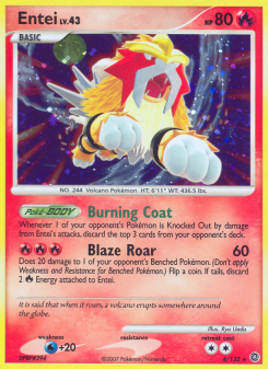 Entei - pokemon TCG Card
