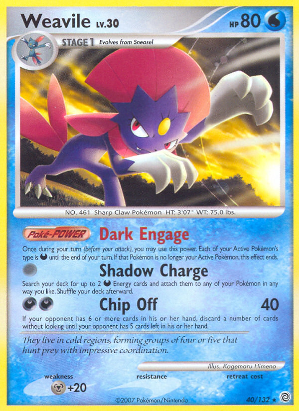 Weavile - Pokémon TCG Card