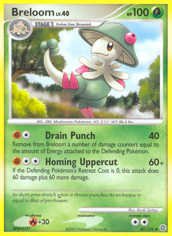 Breloom - Pokémon TCG Card