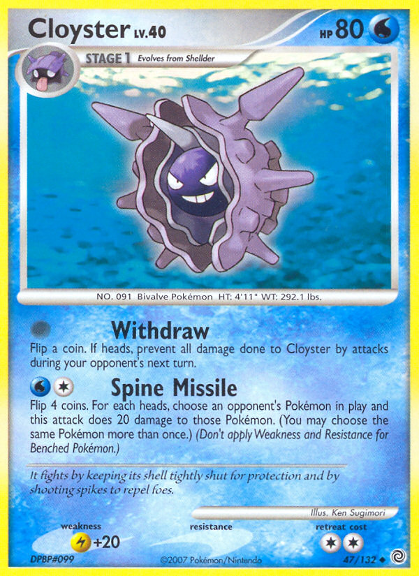Cloyster - Pokémon TCG Card