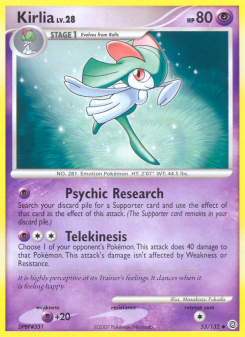 Kirlia - pokemon TCG Card
