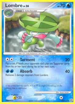Lombre - pokemon TCG Card