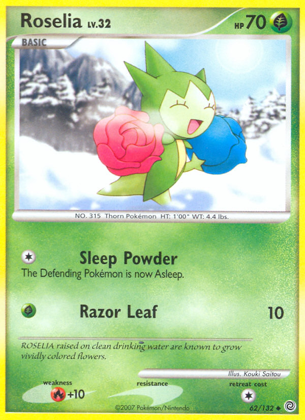 Roselia - Pokémon TCG Card