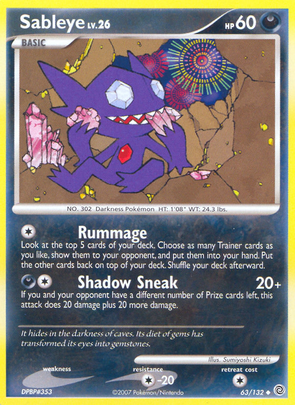 Sableye - Pokémon TCG Card