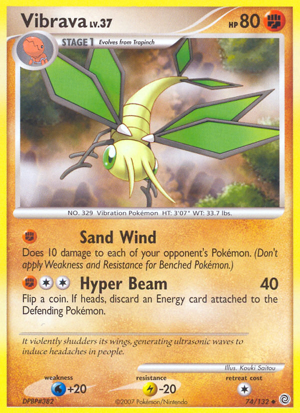 Vibrava - Pokémon TCG Card