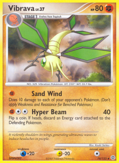 Vibrava - pokemon TCG Card