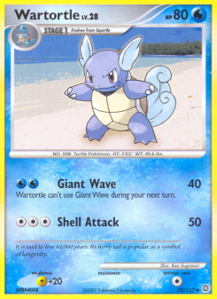 Wartortle - pokemon TCG Card