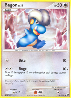 Bagon - pokemon TCG Card
