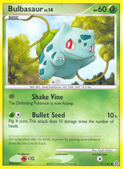 Bulbasaur - pokemon TCG Card