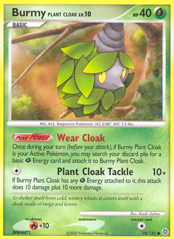 Burmy Plant Cloak - Pokémon TCG Card