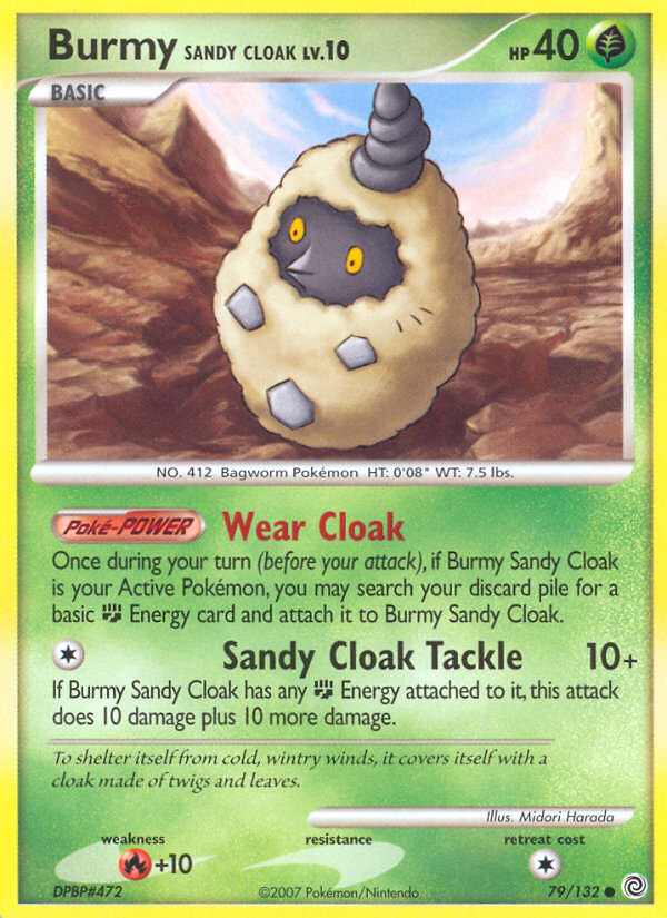 Burmy Sandy Cloak - Pokémon TCG Card
