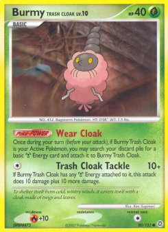 Burmy Trash Cloak - pokemon TCG Card