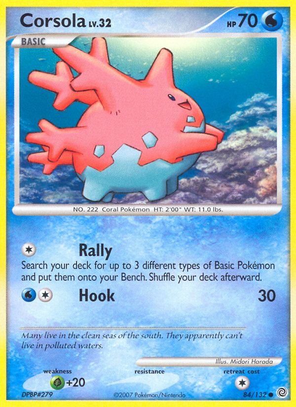Corsola - Pokémon TCG Card