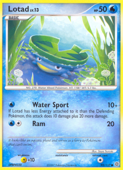 Lotad - pokemon TCG Card