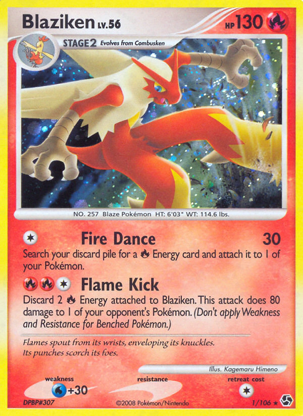 Blaziken - Pokémon TCG Card