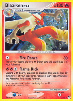 Blaziken - pokemon TCG Card
