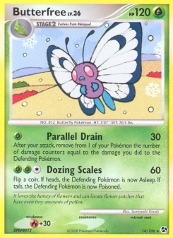 Butterfree - pokemon TCG Card