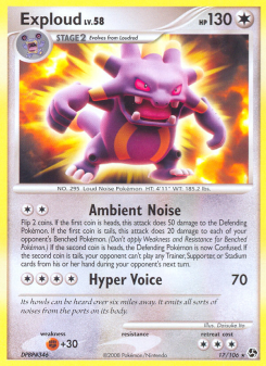 Exploud - pokemon TCG Card