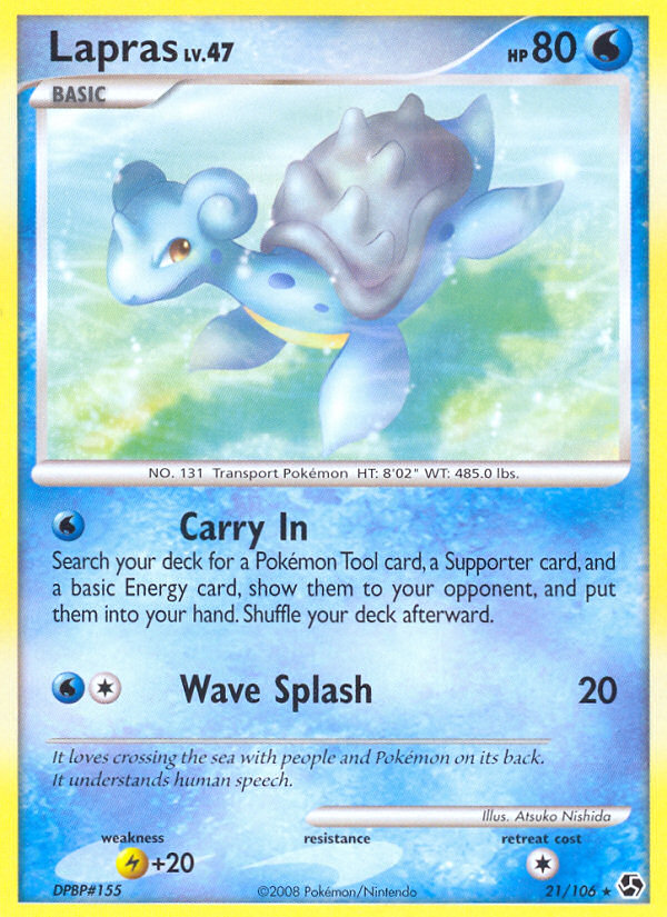Lapras - Pokémon TCG Card