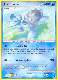 Lapras - pokemon TCG Card