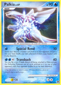 Palkia - pokemon TCG Card