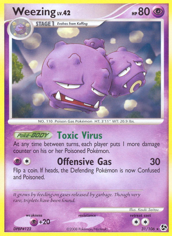 Weezing - Pokémon TCG Card