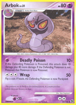 Arbok - pokemon TCG Card