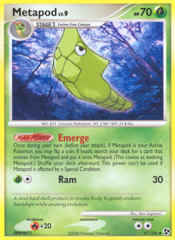 Metapod - pokemon TCG Card