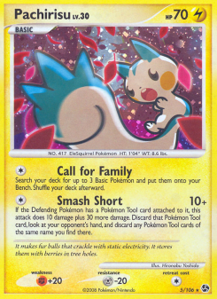 Pachirisu - pokemon TCG Card